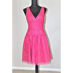 NEW BCBGMAXAZRIA  sequin legally blonde dress 6